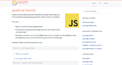 Desktop Screenshot of javascripttutorial.net